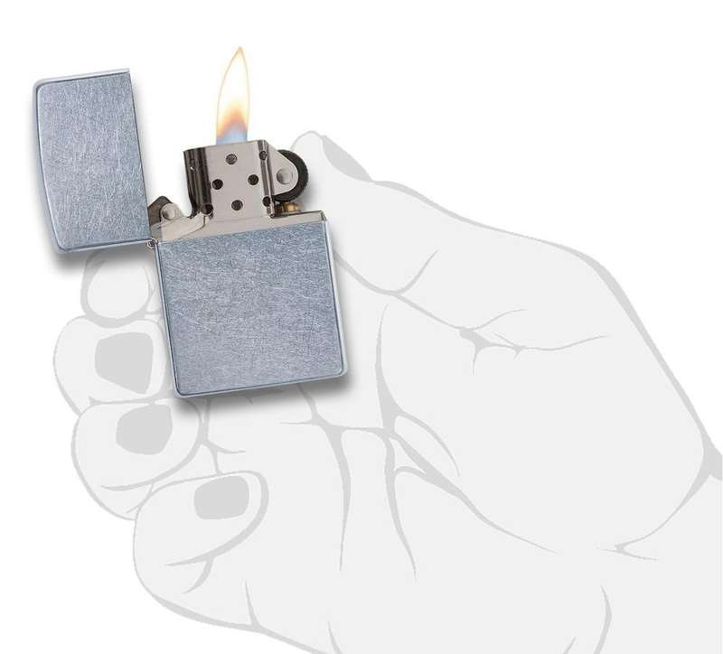 Zippo Lighter - Street Chrome - ZP207