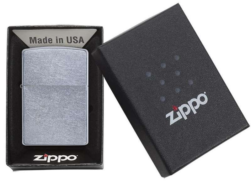 Zippo Lighter - Street Chrome - ZP207