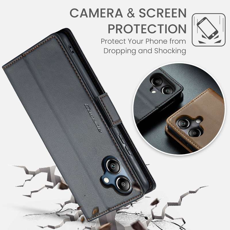 Retro Flip Leather Wallet Cover for Samsung Galaxy A06