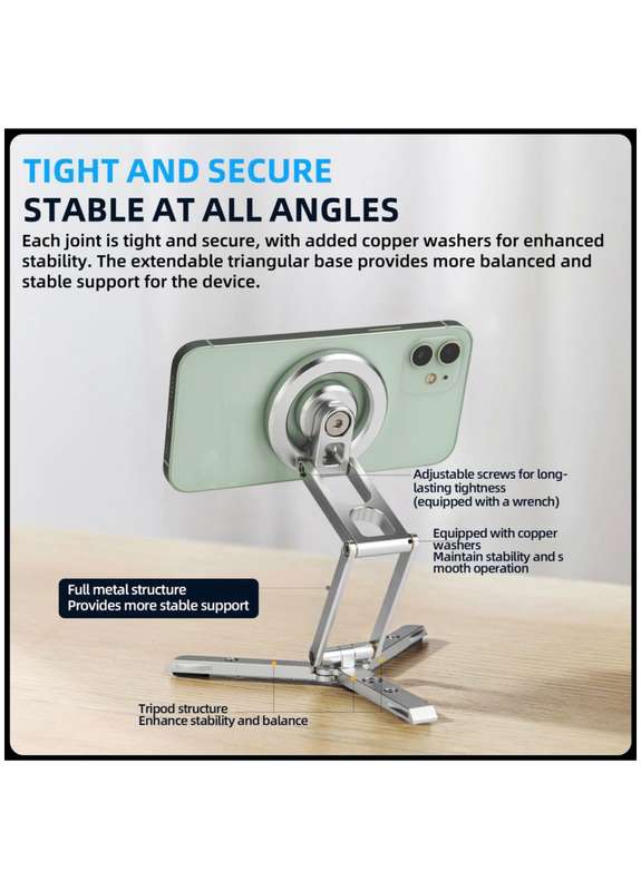 Fotopro Foldable Portable MagSafe Magnetic Smartphone Tripod Stand SY-369C