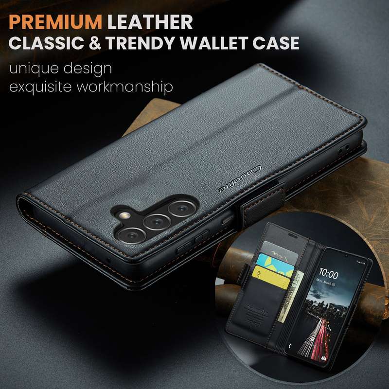 Retro Flip Leather Wallet Cover for Samsung Galaxy A16