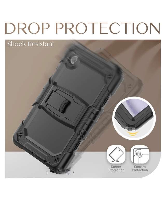 CellTime C-Stand Design Shockproof Rugged Cover for Galaxy Tab A9 (8.7") (SM-X110/SM-X115)