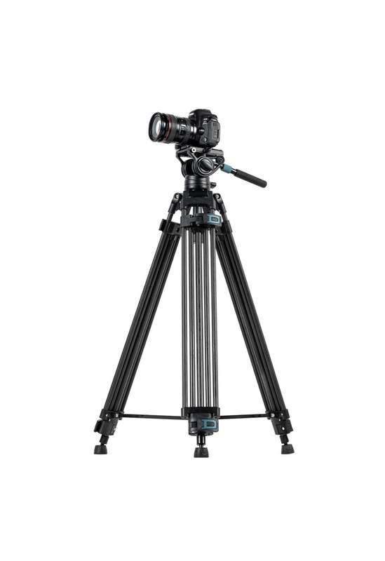 Fotopro Portable Heavy-Duty Fluid Head Video Tripod Stand - DV-3C