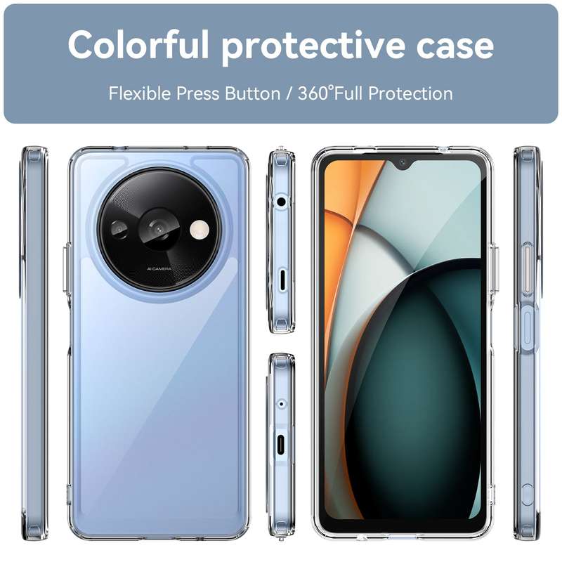 Redmi A3 Candy Clear Case Shockproof Cover