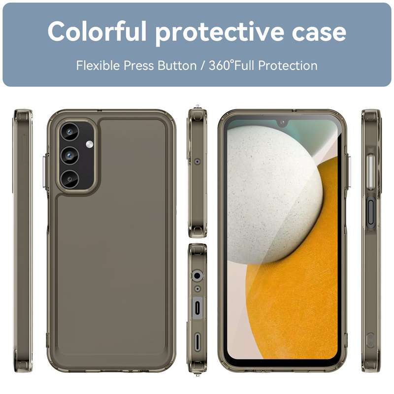 Clear Cover for Samsung Galaxy A15 - Shockproof Candy Series Cover