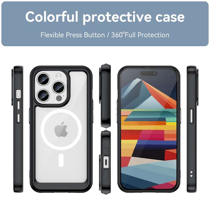 Candy Edition Magsafe Cover for iPhone 15 Series Shockproof Case