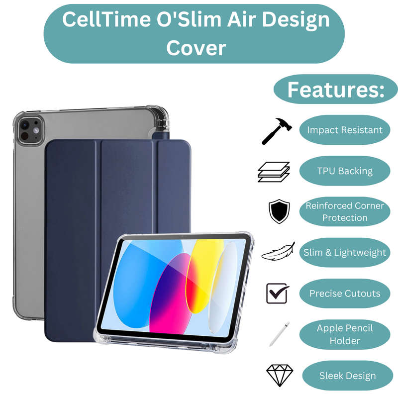 iPad Pro 13" (M4) 2024 O'Slim Air Design Shockproof Cover