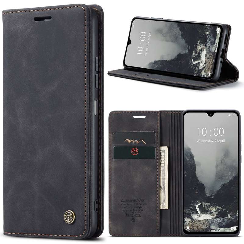 Retro Flip Leather Wallet Cover for Redmi 14C