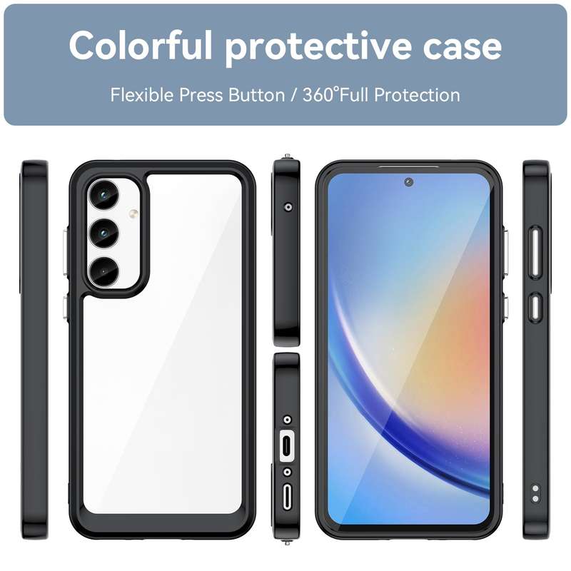 Candy Clear Case for Samsung Galaxy A35 Shockproof Cover