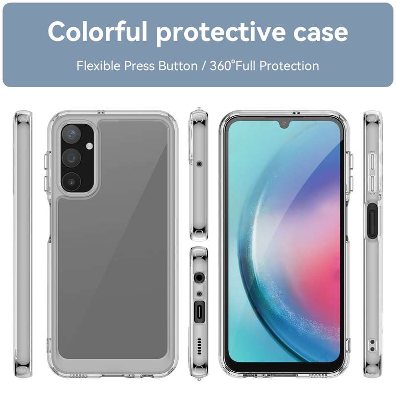 Shockproof Candy Clear Cover for Samsung Galaxy A25 5G