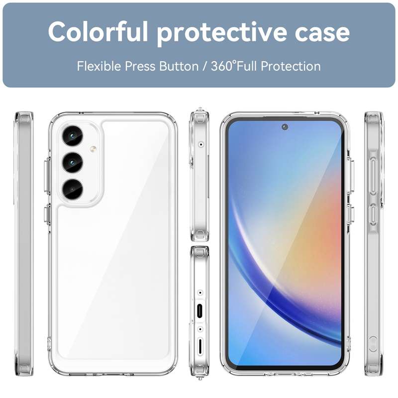 Candy Clear Case for Samsung Galaxy A35 Shockproof Cover