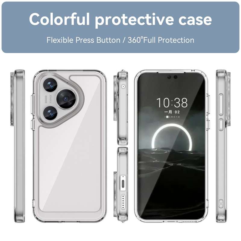 Huawei P70 Candy Clear Case Shockproof Cover