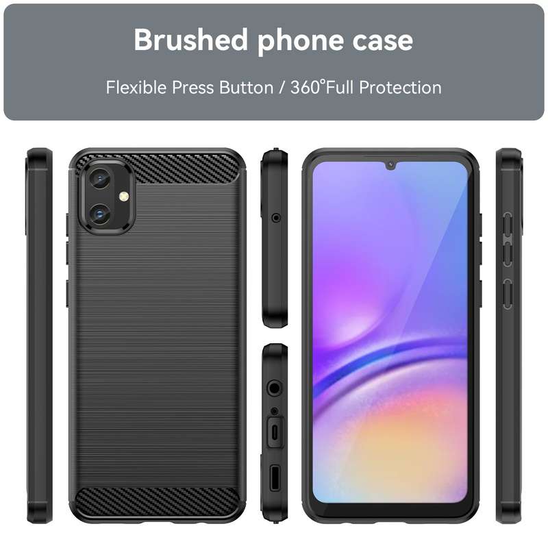 Carbon Fiber Design Case for Samsung Galaxy A05 Shockproof Cover