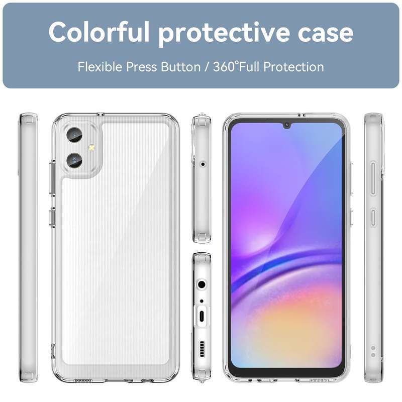Candy Clear Case for Samsung Galaxy A05 Shockproof Cover