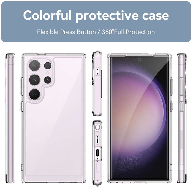 Candy Clear Case for Samsung Galaxy S24 / S24+/ S24 Ultra Shockproof Cover