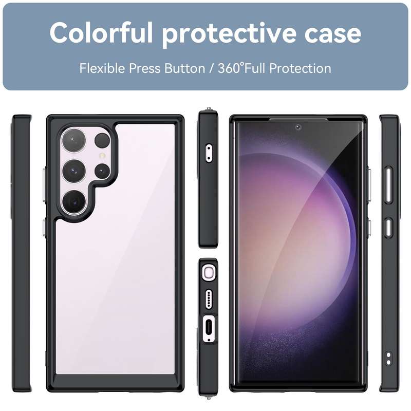 Candy Clear Case for Samsung Galaxy S24 / S24+/ S24 Ultra Shockproof Cover