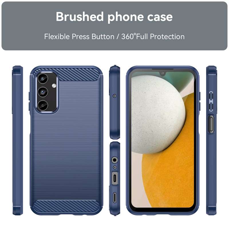 Carbon Fiber Design Case for Samsung Galaxy A15 Shockproof Cover