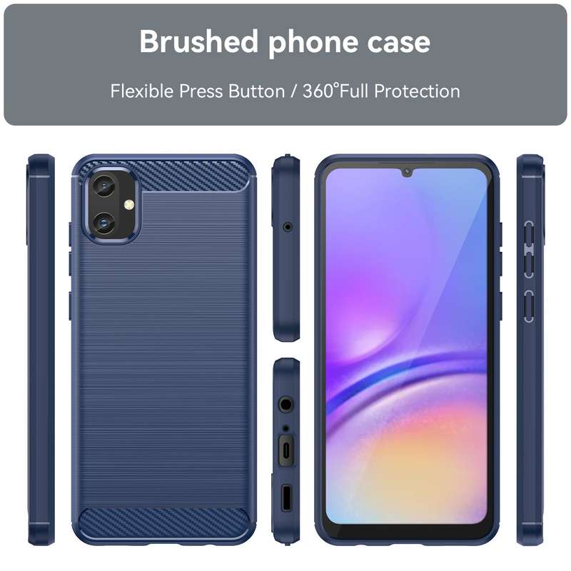 Carbon Fiber Design Case for Samsung Galaxy A05 Shockproof Cover
