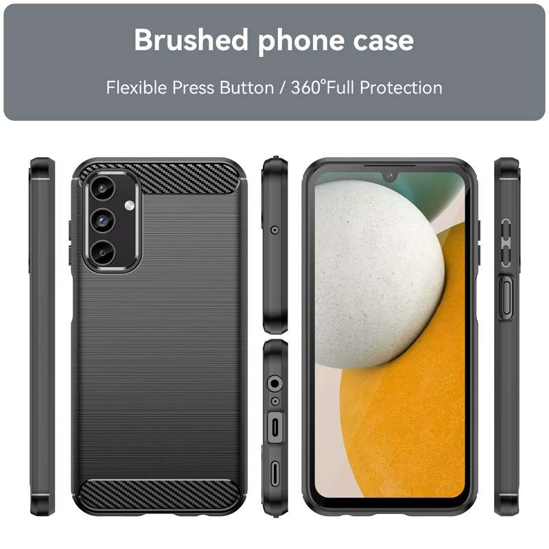 Carbon Fiber Design Case for Samsung Galaxy A15 Shockproof Cover