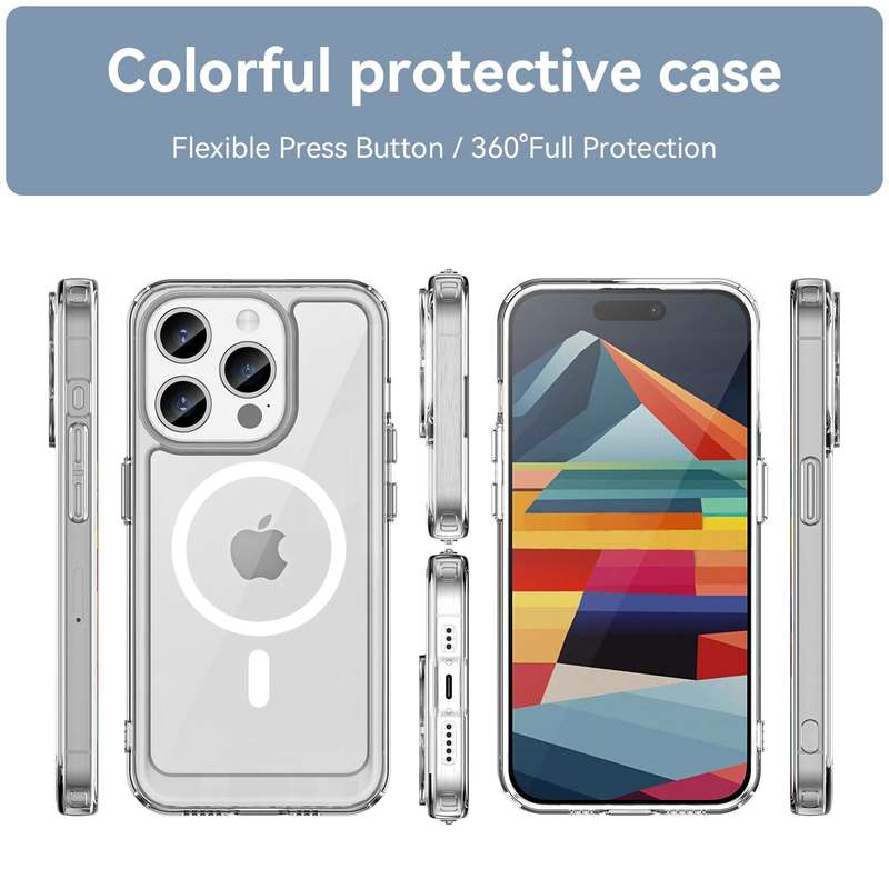 Candy Edition Magsafe Cover for iPhone 15 Series Shockproof Case
