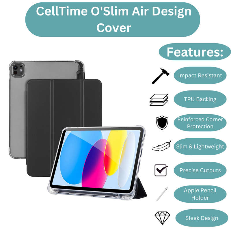 iPad Pro 13" (M4) 2024 O'Slim Air Design Shockproof Cover