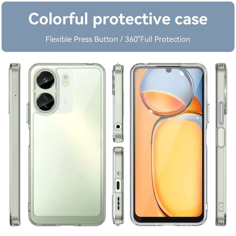 Redmi 13C Candy Clear Case Shockproof Cover