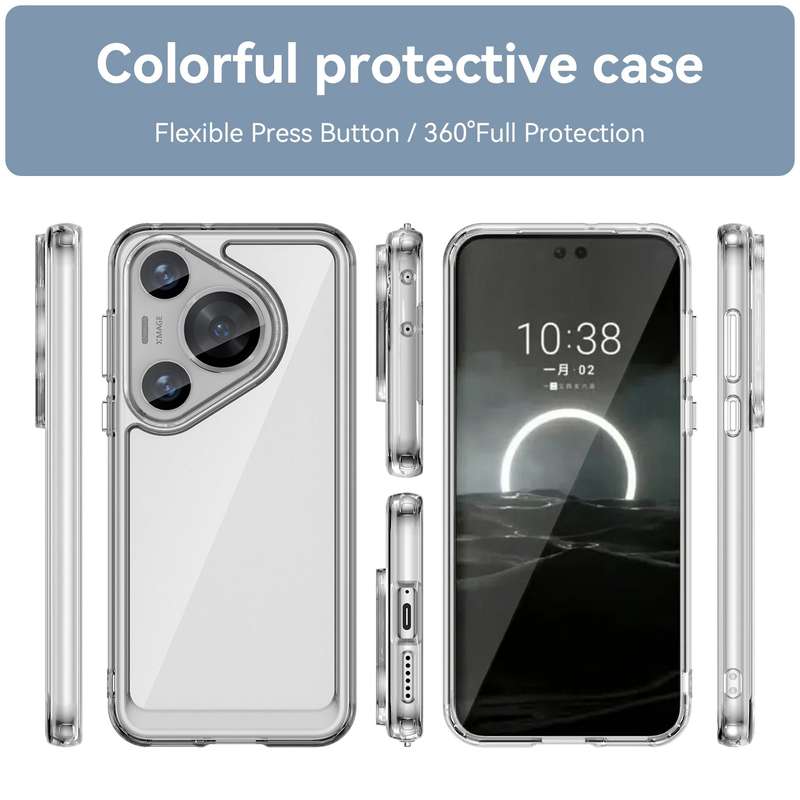 Huawei P70 Pro Candy Clear Case Shockproof Cover