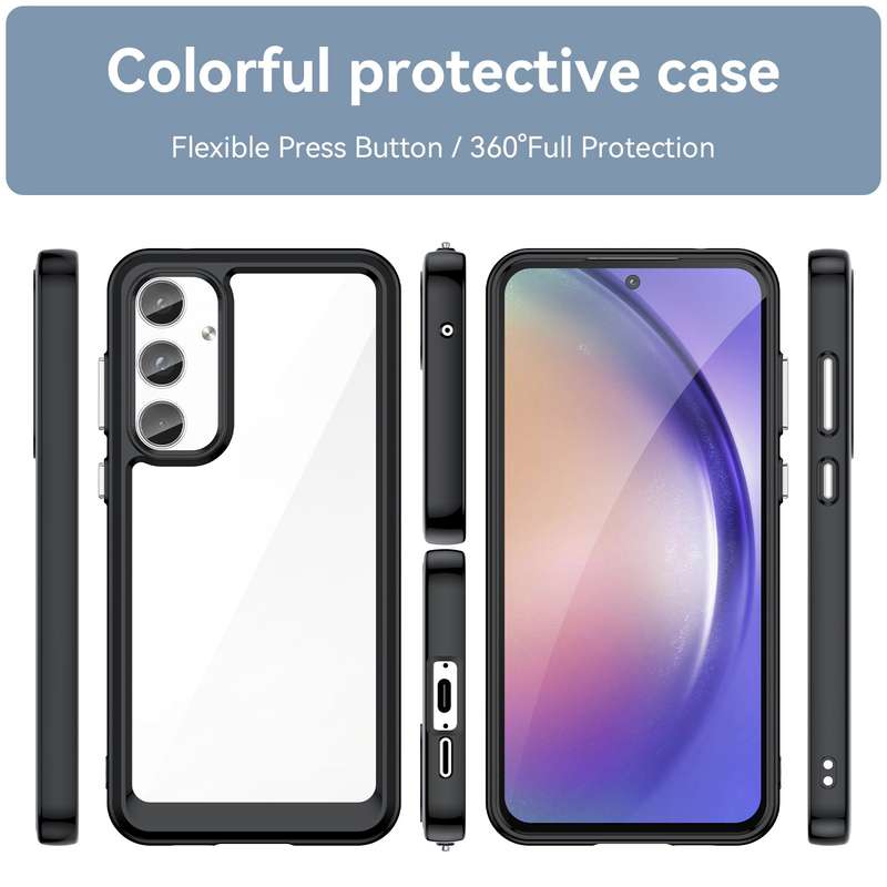 Candy Clear Case for Samsung Galaxy A55 Shockproof Cover