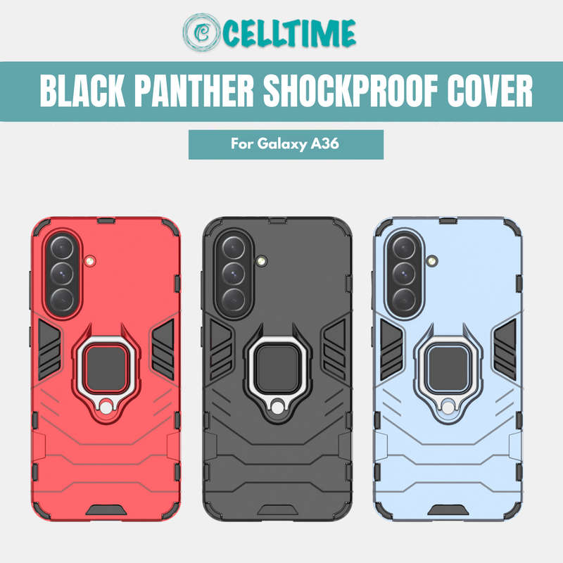Black Panther Case for Galaxy A36 Shockproof Cover