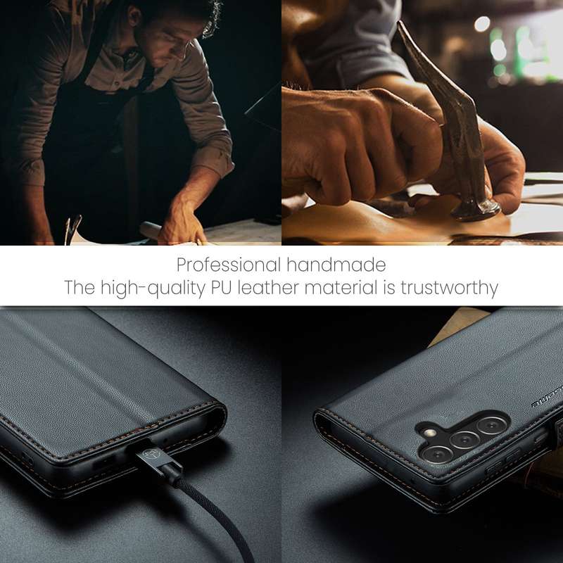 Retro Flip Leather Wallet Cover for Samsung Galaxy A16