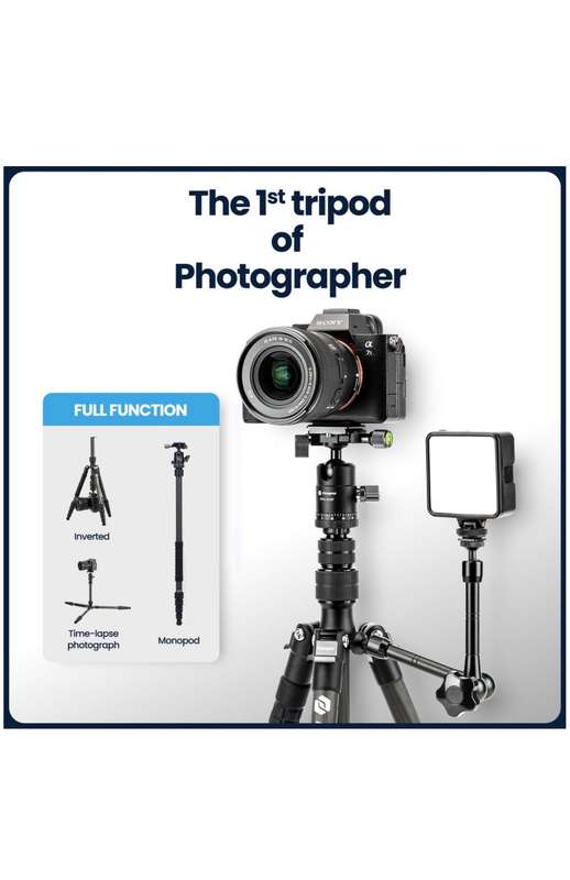 Fotopro Professional Lightweight Camera Tripod Stand - X-GO CARBON E+42QP