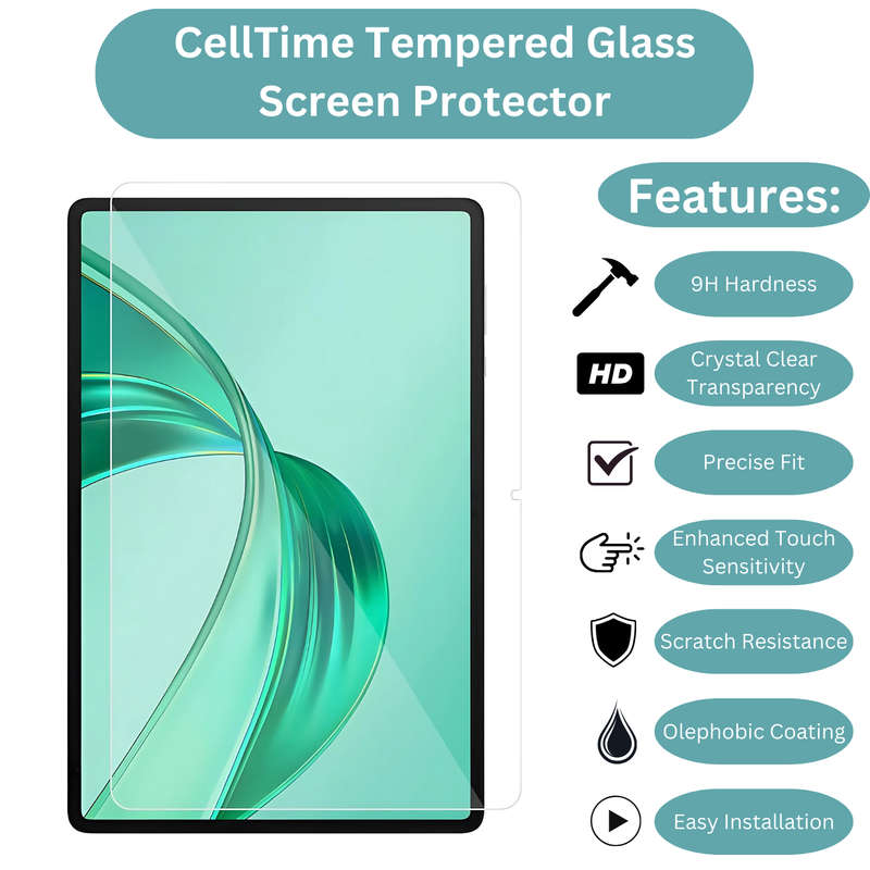 Tempered Glass Screen Guard for Honor Pad X8a (11")