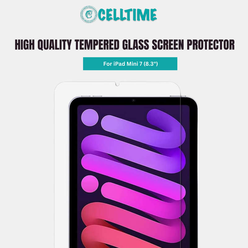 iPad Mini 7 (8.3") (A17 Pro) Tempered Glass Screen Guard