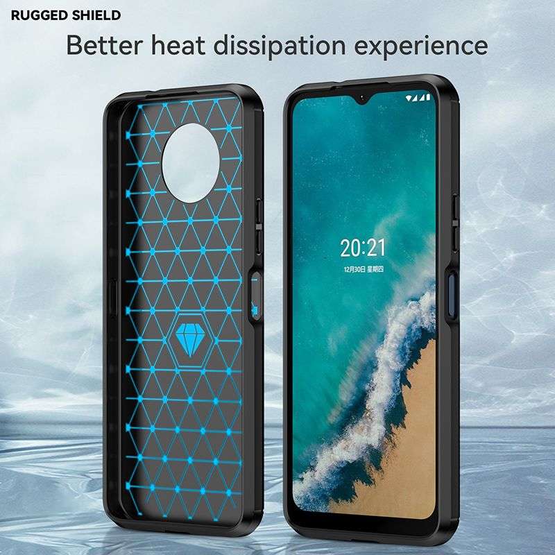CellTime Shockproof Carbon Fiber Design Cover for Nokia G50