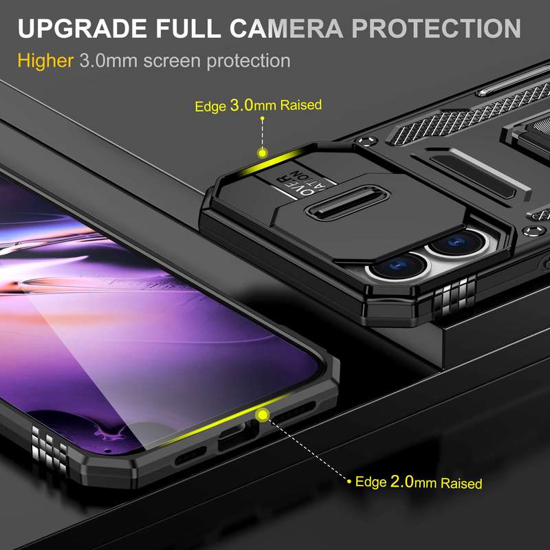 Kejiang Camshield Cover for iPhone 16 / 16 Plus Shockproof Case