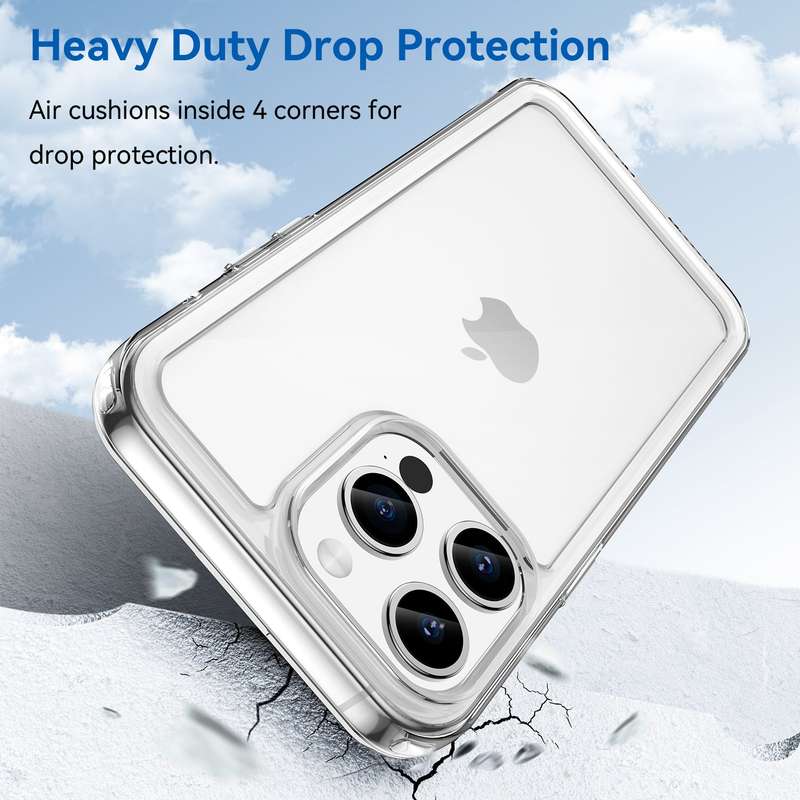 Candy Clear Cover for iPhone 15 Pro Max Shockproof Case