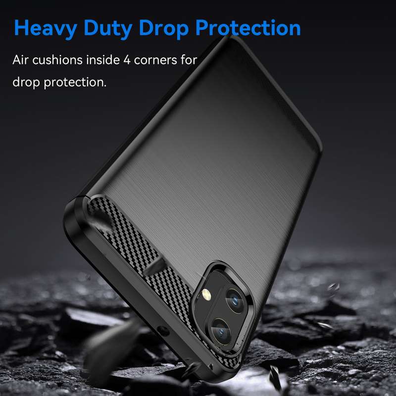 Carbon Fiber Design Case for Samsung Galaxy A05 Shockproof Cover