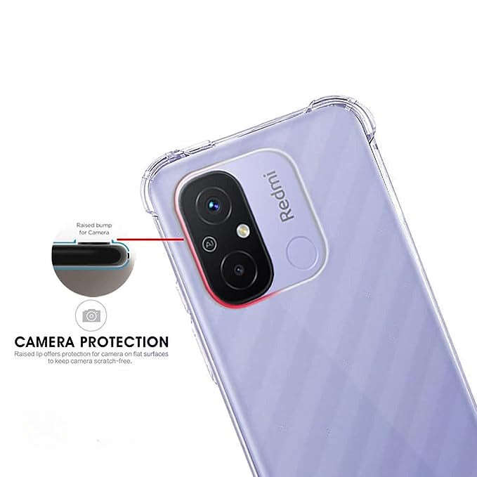Clear Shock Resistant Armor Cover for Redmi 12C