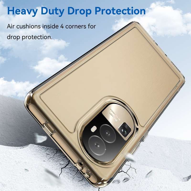 Oppo Reno10 Pro Plus Clear Cover - Shockproof Candy Series