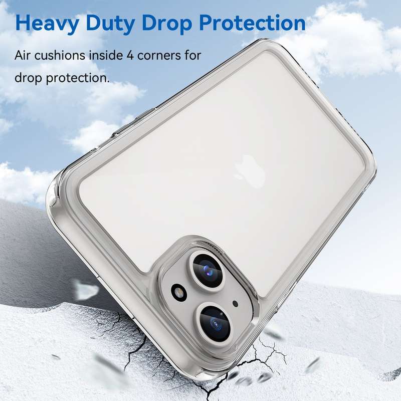 Candy Clear Cover for iPhone 15 Plus Shockproof Case