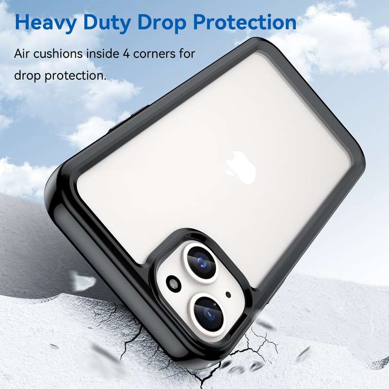 Candy Clear Cover for iPhone 15 Plus Shockproof Case