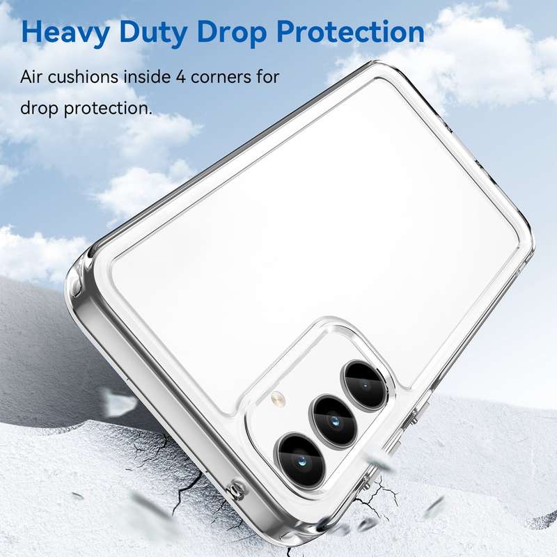 Clear Cover for Samsung Galaxy A35 - Shockproof Candy Series Cover