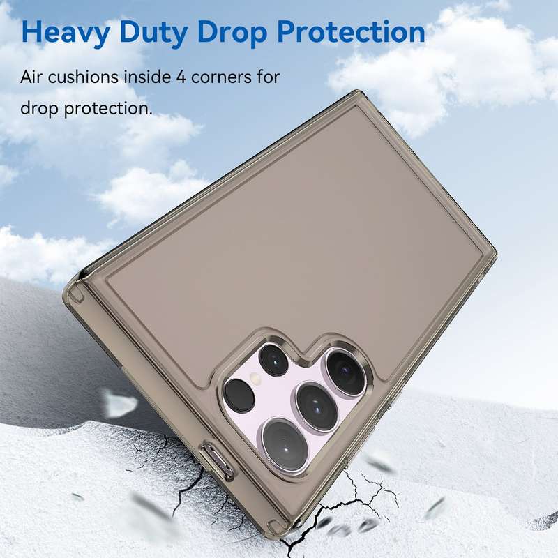 Clear Cover for Samsung Galaxy S24 Ultra - Shockproof Candy Series Cover