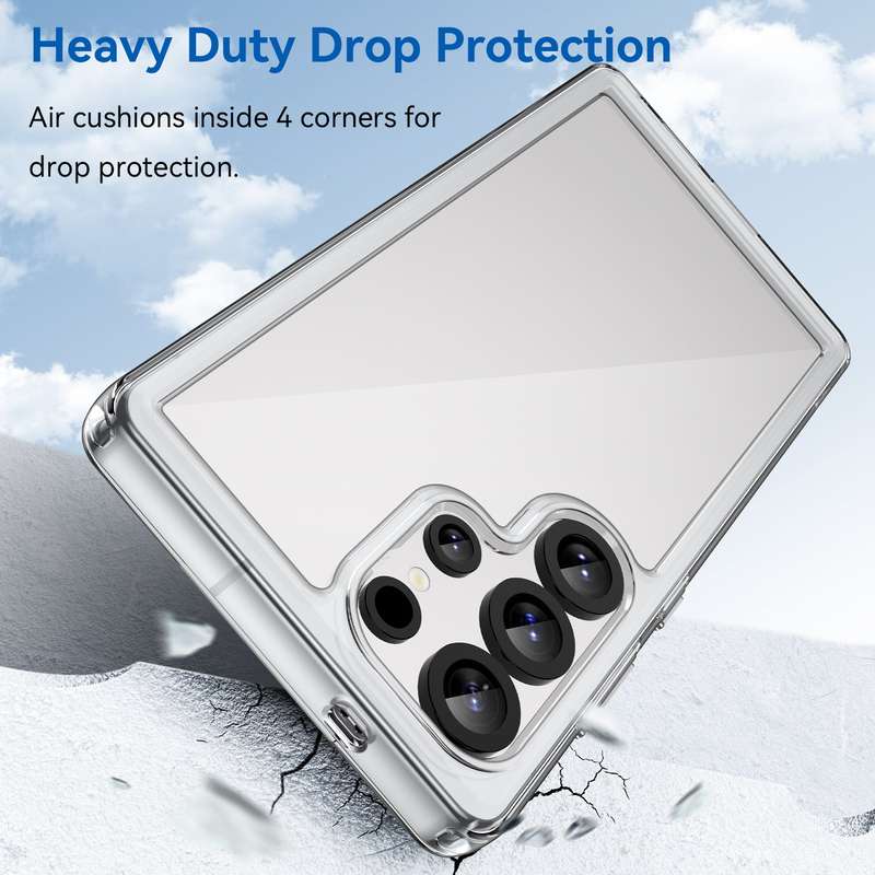Candy Clear Case for Galaxy S25/S25+/S25 Ultra Shockproof Cover