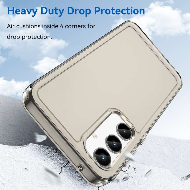 Clear Cover for Samsung Galaxy A35 - Shockproof Candy Series Cover