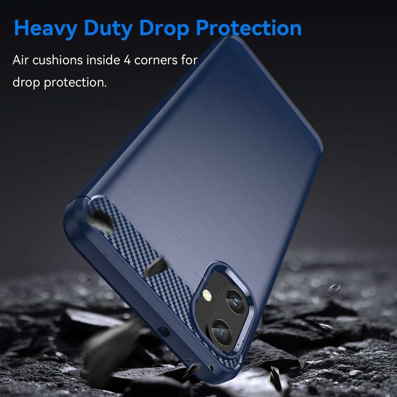 Carbon Fiber Design Case for Samsung Galaxy A05 Shockproof Cover