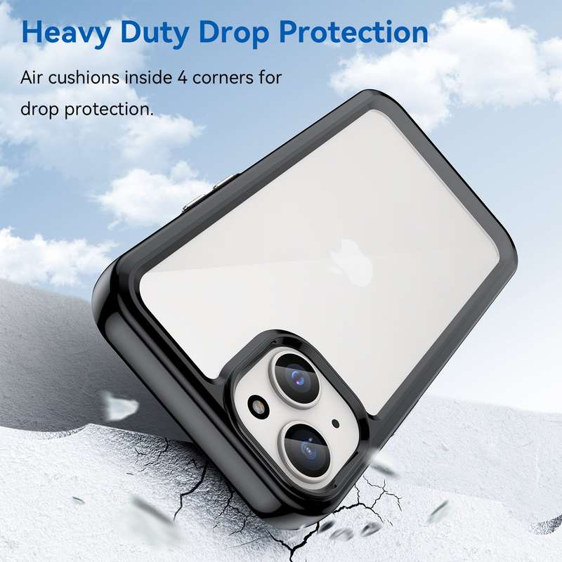 Candy Clear Cover for iPhone 15 Shockproof Case