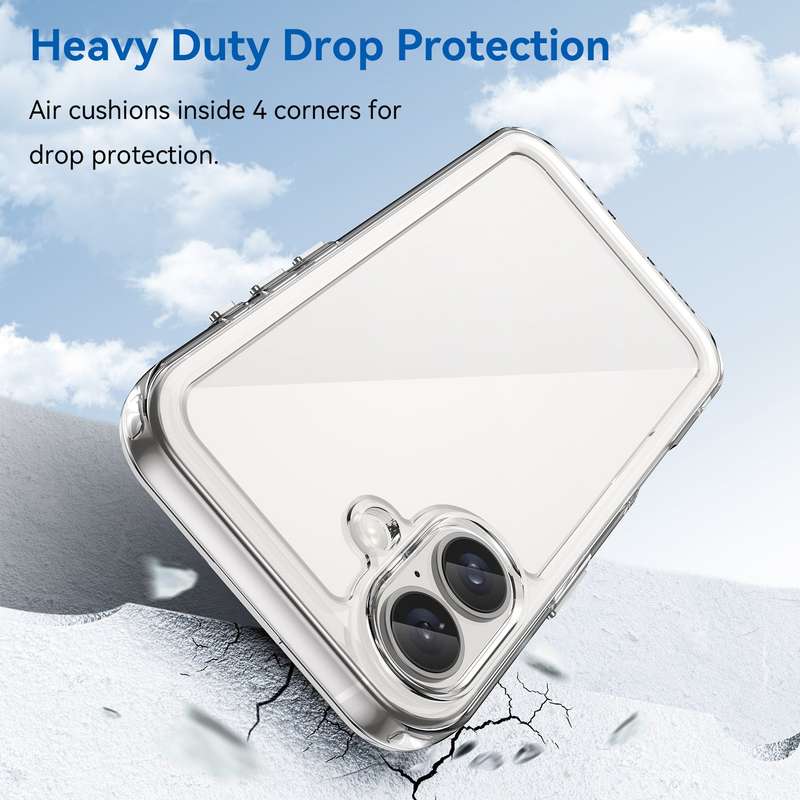 Candy Clear Case for iPhone 16 Shockproof Cover