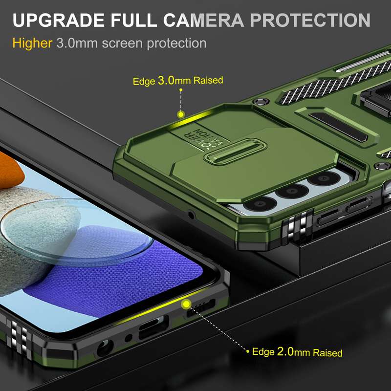 Kejiang Camshield Cover for Samsung Galaxy A15 Shockproof Case