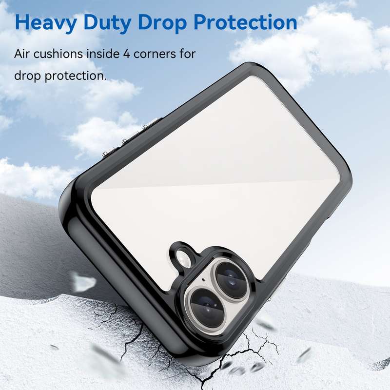 Candy Clear Case for iPhone 16 Shockproof Cover